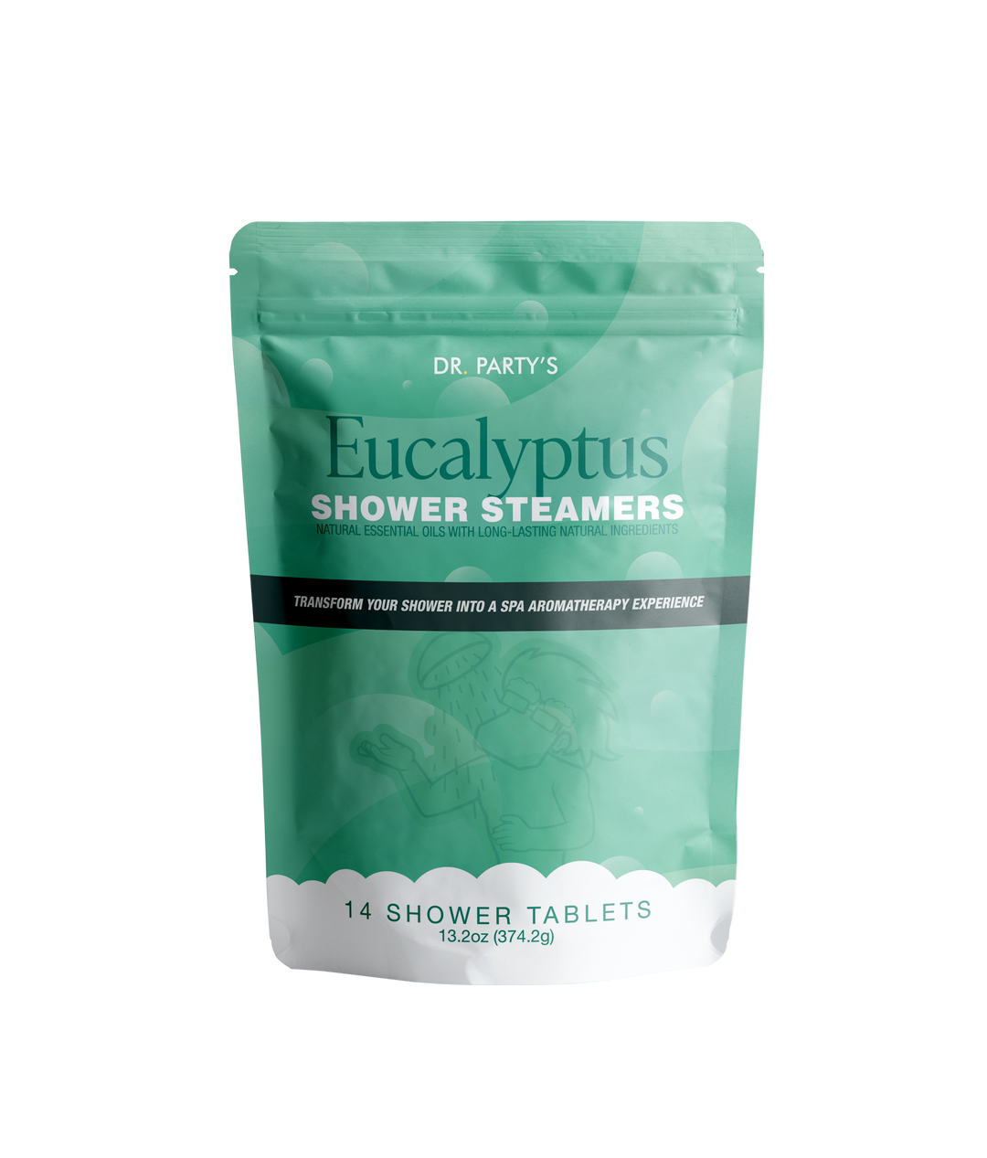 Breathe deeply and relax with our eucalyptus shower steamers, featuring a 14-tablet pack that transforms your shower into a refreshing spa escape.