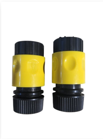 Quick connect hose end fittings for water hose