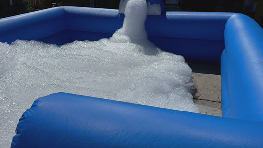 All in one inflatable foam pit for rental folks