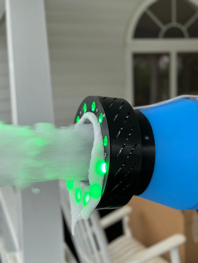 LED light rings come waterproof for the party foam machines