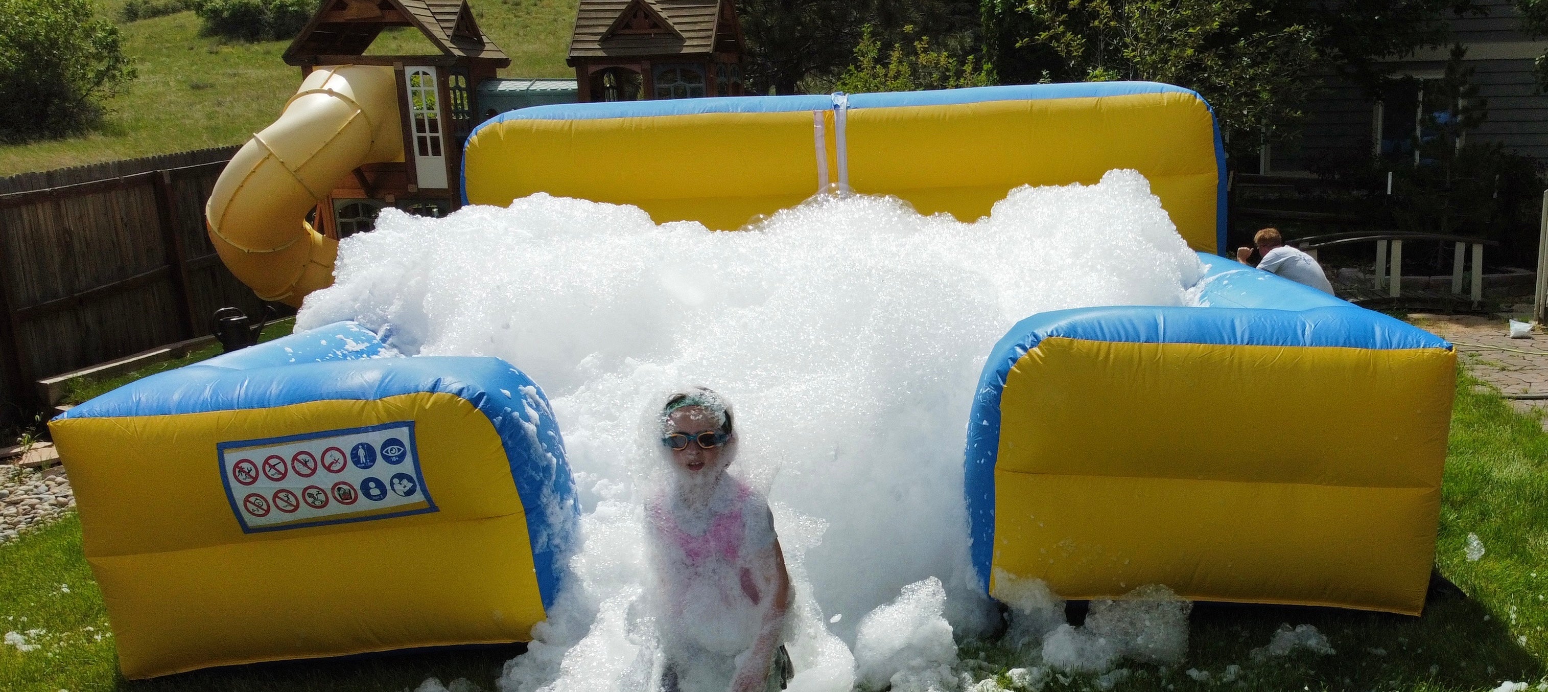 All in one backyard foam pit - machine included – Partymachines