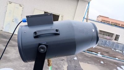 Steel foam machine cannons for party rental equipment owners