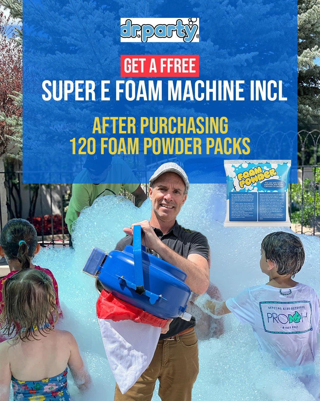 Foam Powder Packs (Branded or Non branded) – 34-40 - 68- 80-102-102-136- 170- 204