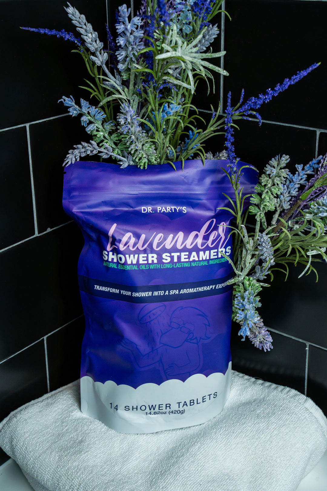 Indulge in the rich, floral notes of lavender with each shower, as our 14 steamers work to turn your bathroom into a luxurious spa haven.