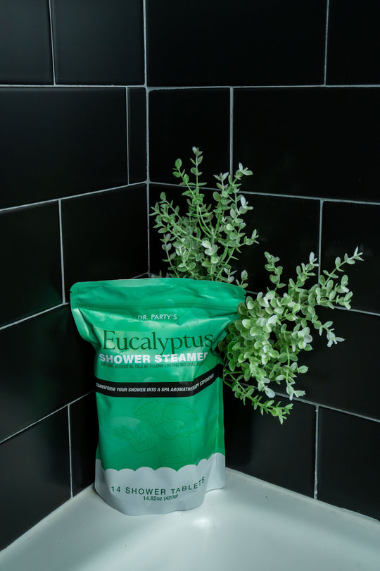 Unwind in the steamy embrace of eucalyptus with our shower steamers, crafted to transform your routine into a spa retreat with every pack of 14.