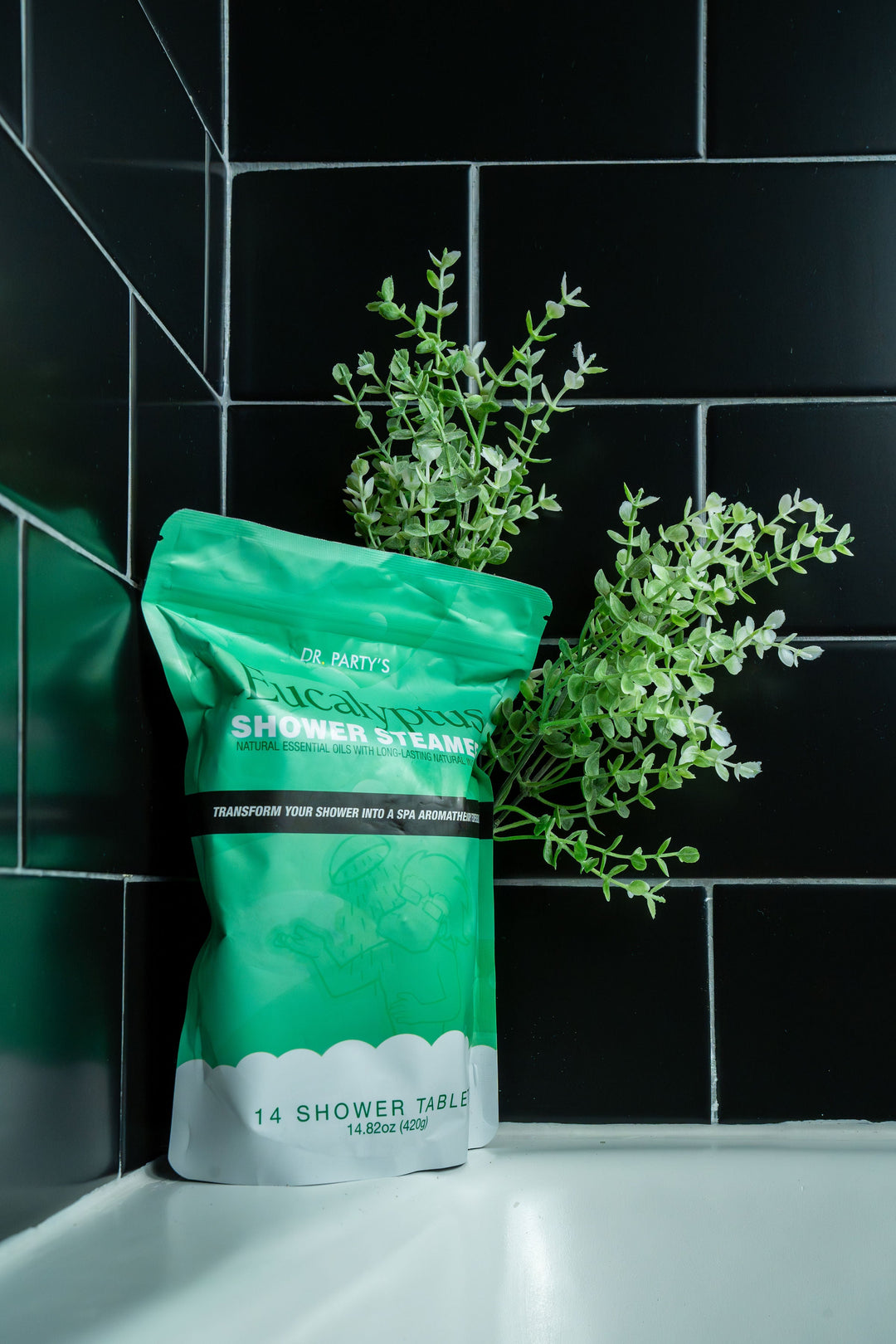 Step into a cloud of eucalyptus with our shower steamers, each pack containing 14 tablets that dissolve to create a serene, spa-like shower every time.