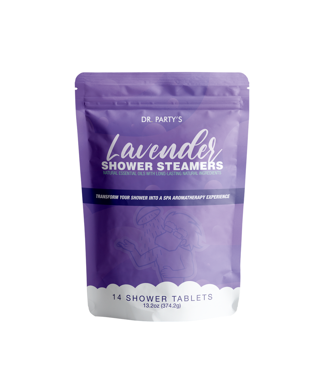Experience the serenity of a spa day every day with our lavender-scented shower steamers, available in a pack of 14, perfect for infusing your routine with peaceful bliss.