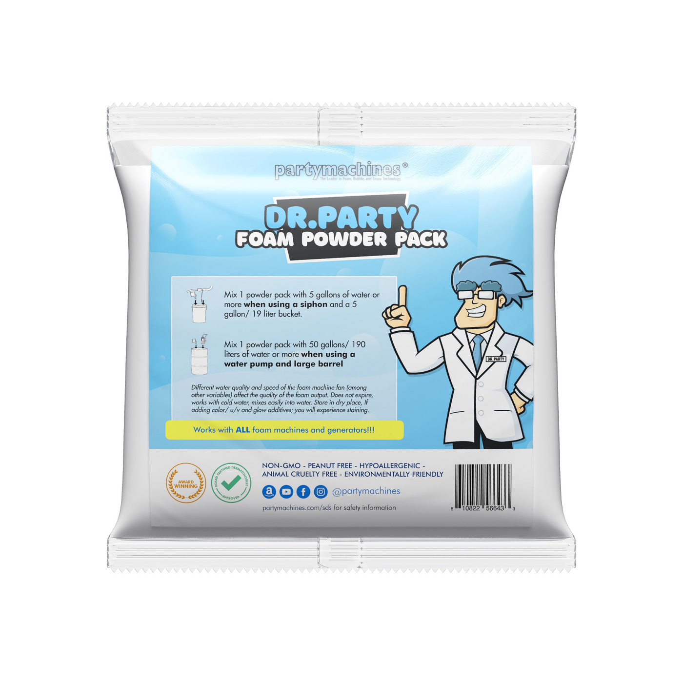 Foam Powder Packs – 6 Packs