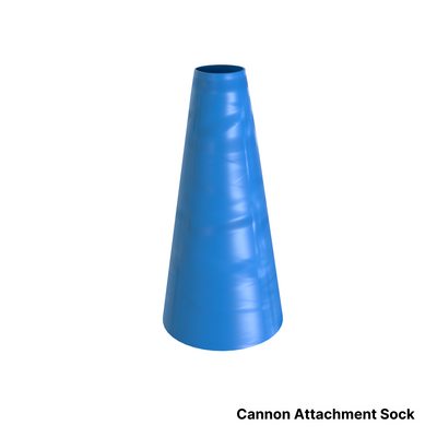 Cannon Attachment Sock for foam machine